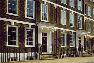 To huse i Queen Annes Gate, Westminster, London af Unbekannt Unbekannt