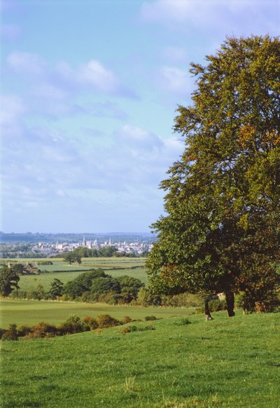 Udsigt over Oxford fra Boars Hill af Unbekannt Unbekannt