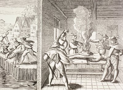 1500-tallets propaganda, der illustrerer Gueux
