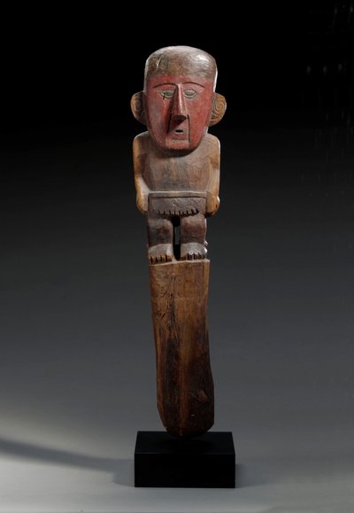 En figurtusch af Chimu-træ, ca. 1100-1400 af Unbekannt