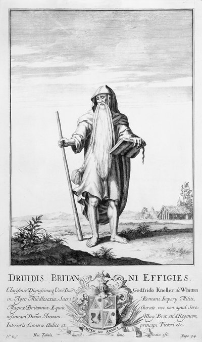 En Druide (gravering) af Unbekannt