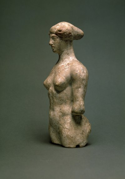 En nøgen dukke, græsk, loftsrum, ca. 5. århundrede f.Kr. (terracotta) af Unbekannt
