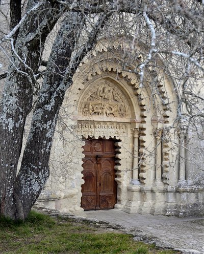 Abbey Notre Dame de Ganagobie (foto) af Unbekannter Künstler