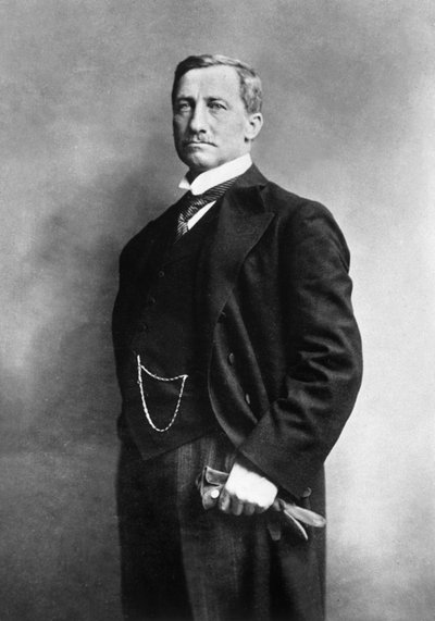Admiral Robert Edwin Peary (1856-1920) Amerikansk opdagelsesrejsende i Arktis (Nordpolen) ca. 1905 af Unbekannter Künstler