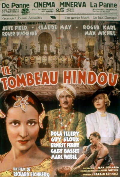 Plakat af filmen The Hindu Tomb of Richard Eichberg 1938 af Unbekannt