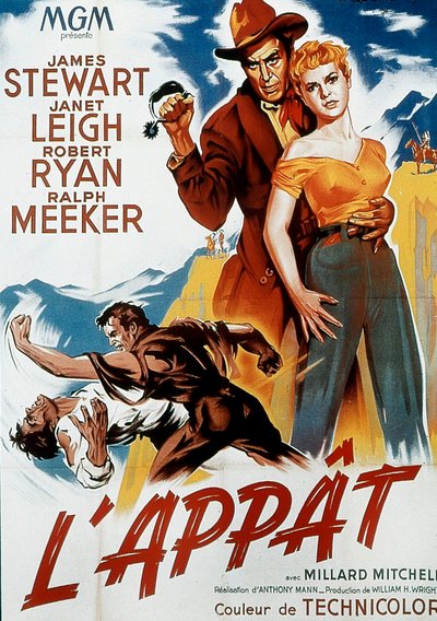 Affiche af filmen The Naked Spur af AnthonyMann 1953 af Unbekannt
