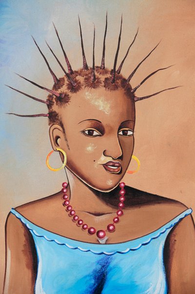 Afrikansk maleri, Ouidah, Benin af Unbekannt