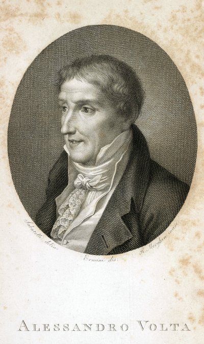 Alessandro Volta (comte Alessandro Giuseppe Anastasio Volta af Unbekannt