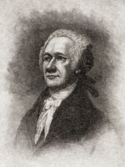 Alexander Hamilton af Unbekannter Künstler