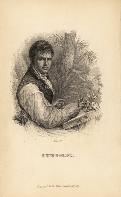 Alexander von Humboldt, tysk opdagelsesrejsende, naturforsker og botaniker af Unbekannt