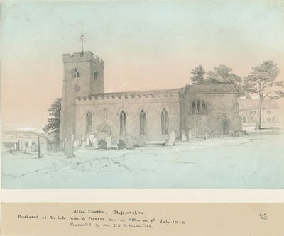 Alton Church: pencil drawing, nd [? 19th cent] dani af Unbekannt