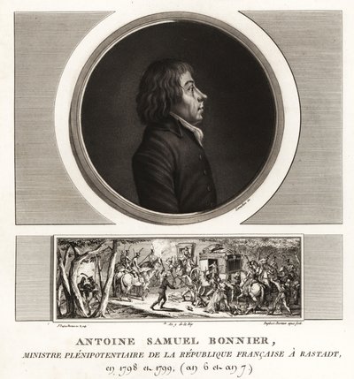 Antoine Samuel Bonnier, den franske republiks befuldmægtigede minister af Unbekannt