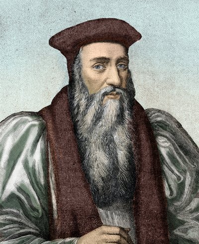 Ærkebiskop Thomas Cranmer af Unbekannter Künstler