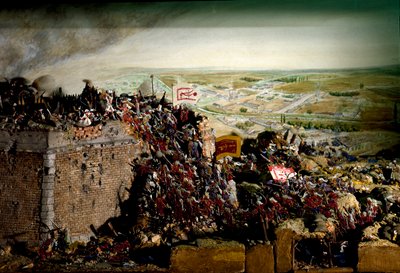 Østrig-tyrkisk krig i 1683 (diorama model) af Unbekannter Künstler