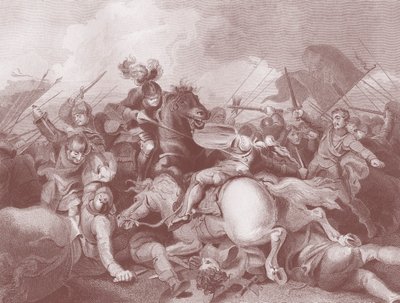 Slaget ved Bosworth Field af Unbekannter Künstler