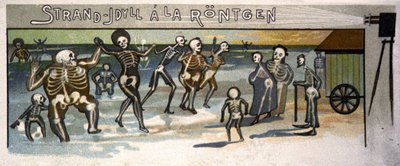 Strandidyl ved Rontgen, ca. 1900 (illustration) af Unbekannter Künstler