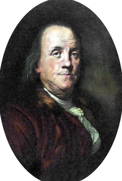 Benjamin Franklin af Unbekannter Künstler