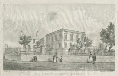 Bilston - Wesleyan Chapel: litografi, nd [?1840
