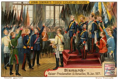 Bismarck i Versailles af Unbekannt
