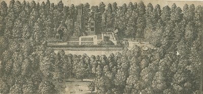 Boscobel House: gravering, og [17. århundrede] af Unbekannt