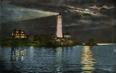 Boston: Boston Light af Unbekannter Künstler