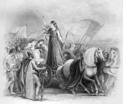 Boudica / Boadicea af Unbekannter Künstler