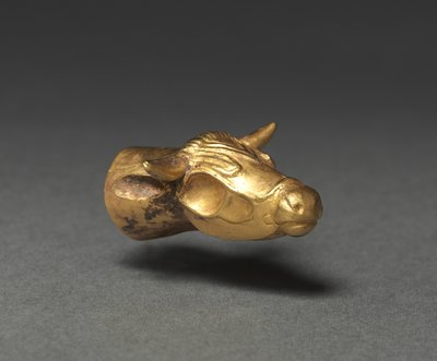 Bovine Finial, 400-300 f.Kr af Unbekannt