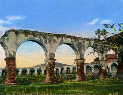 Californien: Buer i Mission San Juan Capistrano af Unbekannter Künstler