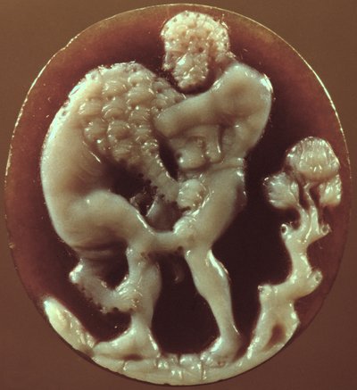 Cameo af Hercules og Nemean Lion af Unbekannt
