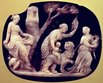 Cameo af Dionysos barndom af Unbekannt