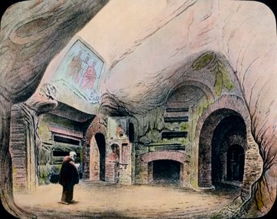 Catacomb of Holy Caecilie af Unbekannter Künstler