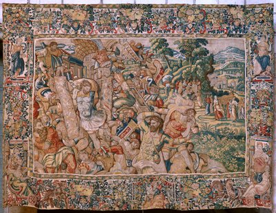 Katedralen (Cathédrale Saint-Maurice). flamsk gobelin. af 