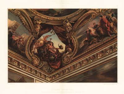 Loftmaleri fra Versailles-slottet af Unbekannter Künstler