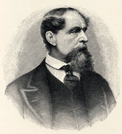 Charles Dickens - portræt af Unbekannter Künstler
