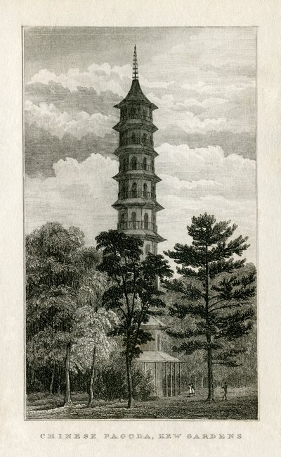 Chinese Pagoda, Kew Gardens af Unbekannt