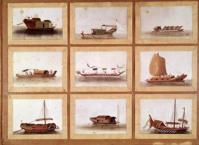 Kinesisk junk af den store Zheng He (Zheng-He eller Cheng Ho) (1371-1433) eller Hajji Mahmud (arabisk navn) kinesisk eunuk og havforsker. af William M. Timlin