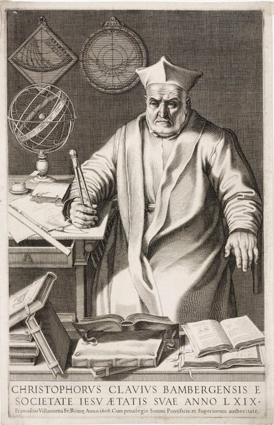 Christopher Clavius, tysk jesuittpræst og matematiker af Unbekannt