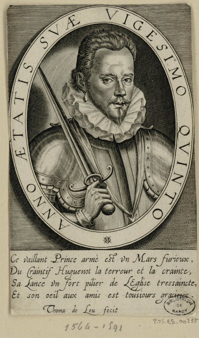 Claude de Lorraine, ridder af Aumale af Unbekannter Künstler