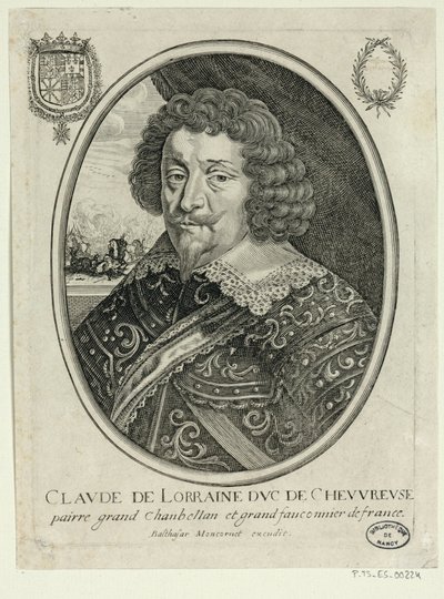 Claude de Lorraine, hertug af Cheuvreuse af Unbekannter Künstler