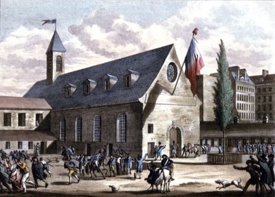 Lukning af Club des Jacobins, Paris af Unbekannter Künstler