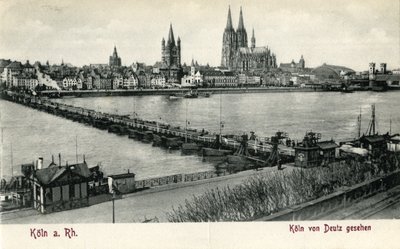 Köln, Tyskland tidligt i det 20. århundrede af Unbekannter Künstler