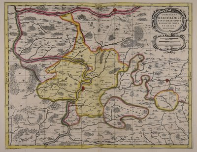 Comitatus Wertheimici finitimarumque regionum noua et exacta descriptio af Unbekannter Künstler