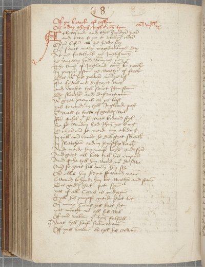 Kopi af Chronicle Andrew af Wyntoun, Fol 325 verso, ca. 1550 (blæk på papir) af Unbekannt