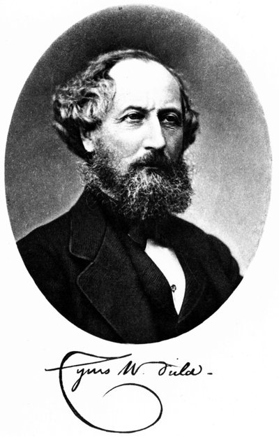 Cyrus W Field, amerikansk finansmand og iværksætter, c 1875 af Unbekannt