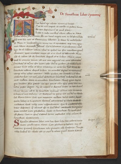 Om alderdommen af ​​Marcus Tullius Cicero af Unbekannter Künstler