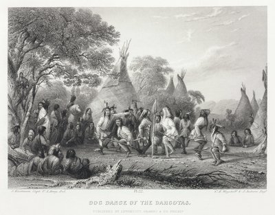 Dog Dance of the Dahcotas [sic], Nordamerika af Unbekannt