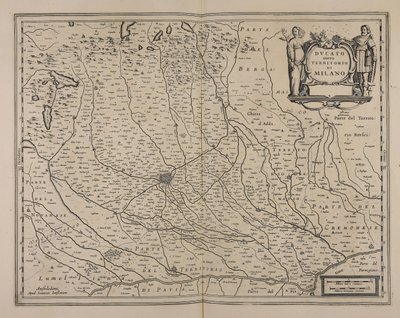 Hertugdømmet eller territoriet Milano af Unbekannter Künstler