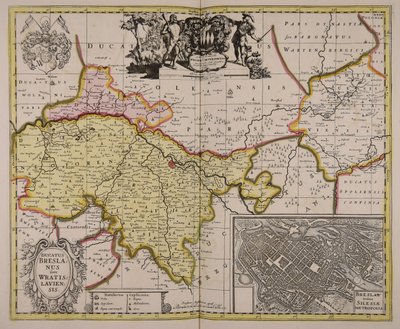 Ducatus Breslanus sive Wratislaviensis af Unbekannter Künstler