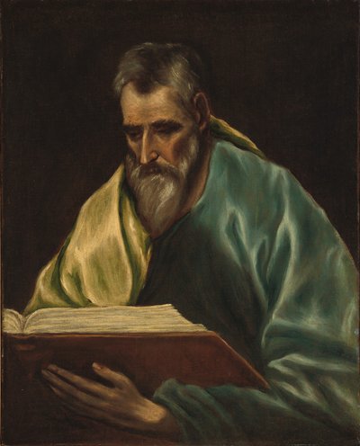 El Greco - Portræt af en apostel (Sankt Philip), Fogg af Unbekannter Künstler