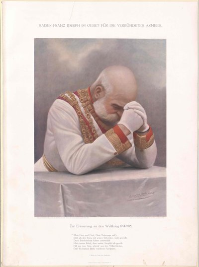 Kejser af Østrig Franz Joseph I af Unbekannter Künstler